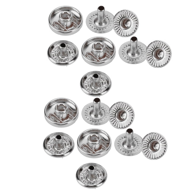 Oubit Boutons-Pression, 200 Ensembles de Boutons-Pression Kit de Boutons-Pression Apparence Frappante