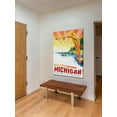 thumbnail image 4 of "Travel Poster Michigan" Painting Print on Wrapped Canvas, 4 of 7