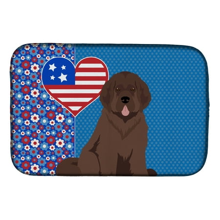 

Brown Newfoundland USA American Dish Drying Mat 14 in x 21 in