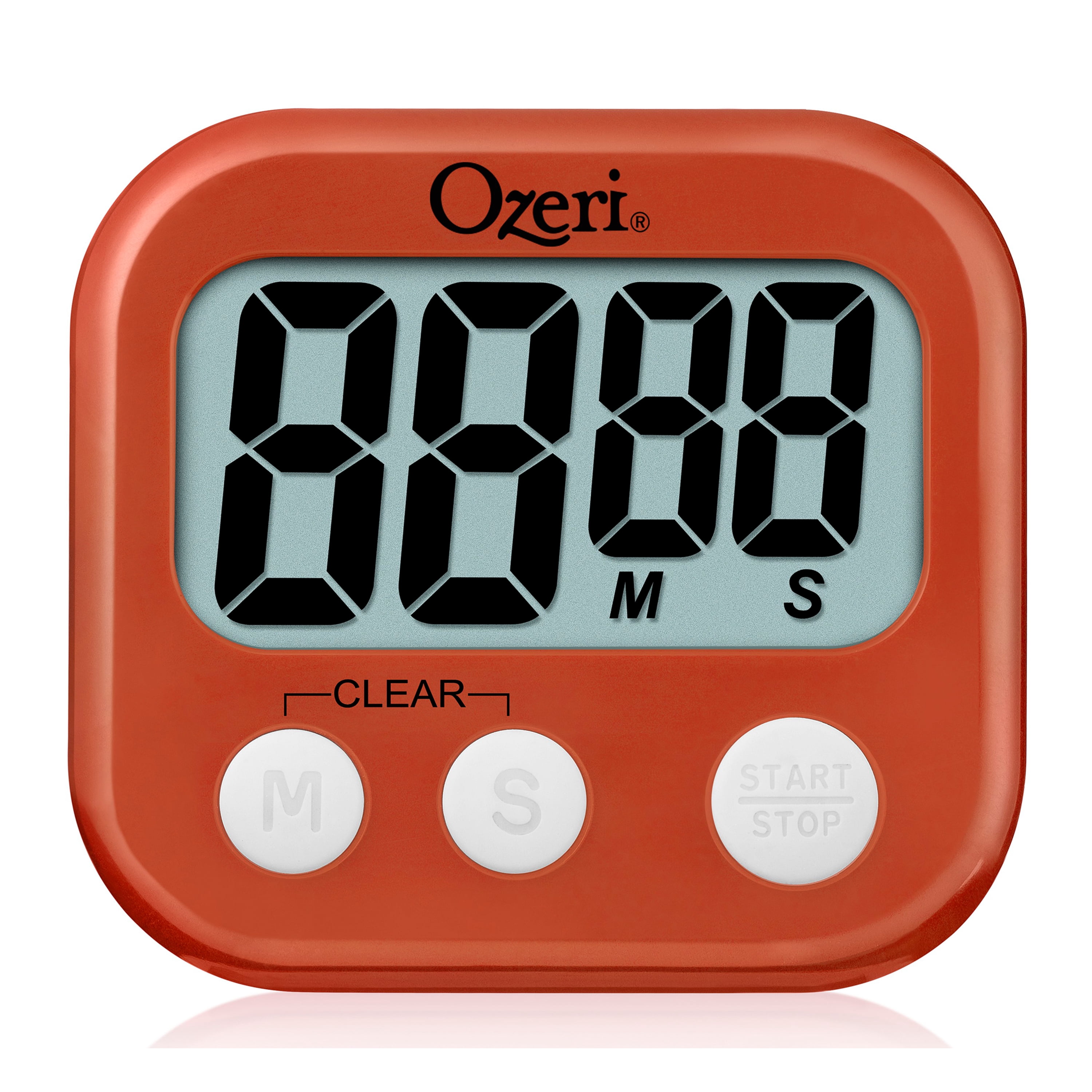 Ozeri Kitchen and Event Timer LCD Stopwatch Magnetic Back Easy to