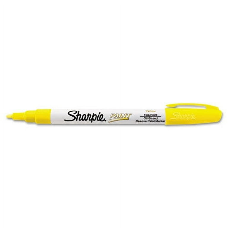 Permanent Paint Marker, Fine Bullet Tip, Yellow Permanent Paint Marker, Fine Bullet Tip, Yellow