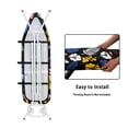 thumbnail image 3 of HELLHERO Tropical Butterfly Cover Elastic Edge Ironing Board Cover 3 Fasteners Ironing Board Covers for Gifts(No Padding), 3 of 4