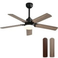 thumbnail image 3 of Sofucor 42" Modern Ceiling Fan ,Flush Mount and Downrod Mount,LED Integrated,, 3 of 12