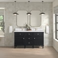 thumbnail image 6 of James Martin Vanities 424-V60D-BKO-1WZ Lorelai 60" Double Basin Wood Vanity Set - Black, 6 of 6