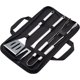 thumbnail image 1 of Juego de 4 herramientas para asar a la parrilla de acero inoxidable con bolsa de transporte, 1 of 4