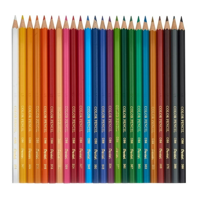 Lápices de Colores Hexagonales Pentel Arts Vibrantes para Dibujo y Diseño