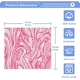 thumbnail image 2 of Coolnut 6 PCS Pink Abstract Marble Washcloths, 12 X 12 Inches Cotton Wash Cloths, Highly Absorbent and Soft Face Towels for Bathroom,Gym,Hotel and Spa, 2 of 6