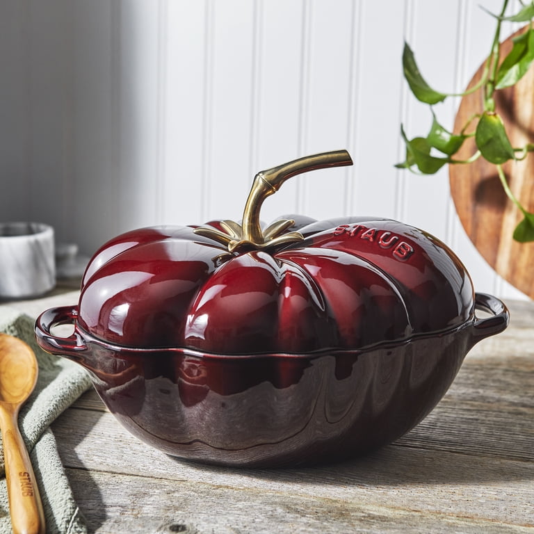 Staub Cast Iron 3-qt Tomato Cocotte - Grenadine - Walmart.com