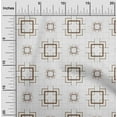 thumbnail image 2 of oneOone Georgette Viscose Brown Fabric Geometric Diy Clothing Quilting Fabric Print Fabric By Yard 42 Inch Wide, 2 of 4