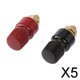 thumbnail image 1 of Terminal determinado del aislamiento eléctrico 200A de la del poste del encuadernación de cobre 4xM8 5 piezas, 1 of 8