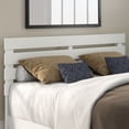 thumbnail image 1 of AFI Tête de Lit Moderne en Bois Massif Oxford Format Grand Lit avec Chargeur USB, Blanc, 1 of 6