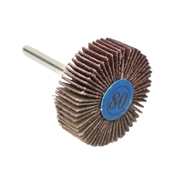 5Pcs Flap Wheels For Rotary Tool Die Grinder Sanding Disc Set 1/8 Inch Shank Abrasive Tools Sandpaper Polishing Tools Smile Home