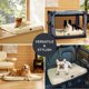 thumbnail image 5 of Cama para perros, ortopédica, autocalentable, impermeable, para perros grandes, 5 of 7