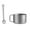 Small cup with spoon, variant on Multipurpose Portable Metal Coffee Cup Outdoor Camping Mug 100ml Double Layer Insulated Mugs Easy to Use