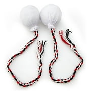 The Islander Group Hawaiian Hula Implement Maori Poi Balls, White