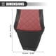 thumbnail image 5 of Funda universal para palanca de cambios de coche, funda para palanca de cambios, funda para palanca de cambios automática, moderna, piel sintética, color negro y rojo vino, 5 of 7