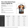 thumbnail image 5 of Fotbe Oil Painting Colorful Hamster Camisa Estampada de Manga Corta para Hombre, Casual de Verano, Estilo Playero, Sin Arrugas-4X-Large, 5 of 5