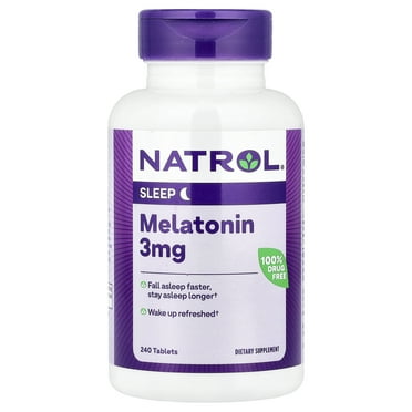 Natrol Melatonin 3mg Tablets, 240 Ct
