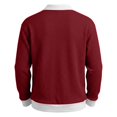 thumbnail image 5 of Men Waffle Sweatshirt Casual Long Sleeve Polo Shirts Loose Lightweight Pullover Tops Fashion Fall Clothes, 5 of 8