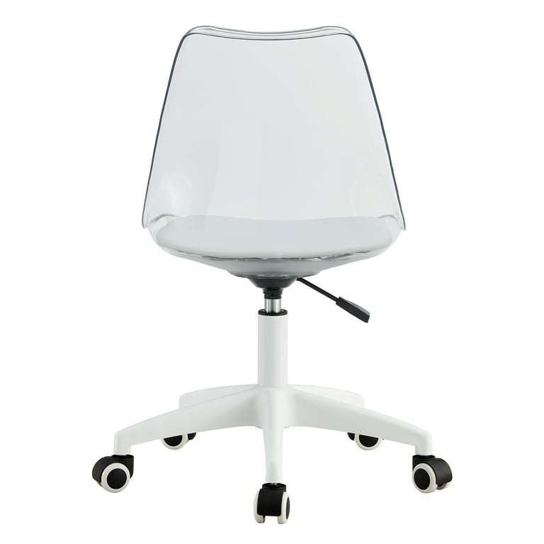 Transparent vanity chair sales