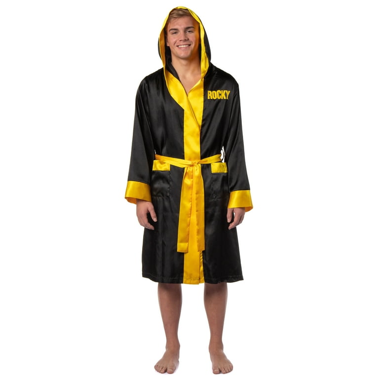 Rocky Balboa Men's Film Movie Satin Robe and Short Set