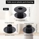 thumbnail image 2 of Juego de 8 bujes negros para futbolín de mesa, varillas de rodamiento para mesas de futbolín estándar, repuestos para futbolín (2 unidades/juego)., 2 of 6