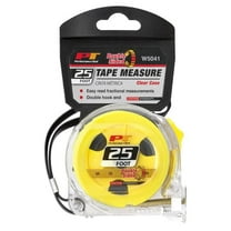 Perform Tool W5041 25 ft. Clear Tape Measure
