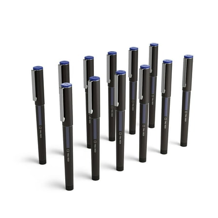TRU RED Rollerball Pens Fine Point Blue Dozen/Pack TR57325