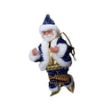 thumbnail image 1 of Climbing Santa Claus Muñeco Musical Eléctrico Animado Figura Trepadora de Cuerda Navideña Adorno Decorativo para Árbol de Navidad Regalo Adecuado para el Hogar Ventanas Puertas y Azul, 1 of 10