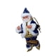thumbnail image 1 of Santa Claus trepando con música Adorno navideño Decoración navideña Sube y baja Azul, 1 of 9