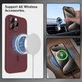 thumbnail image 2 of Funda Magnetica ankofave para iPhone 15 Pro Max Silicona Mate con Protector de Camara Compatible con MagSafe, 2 of 5