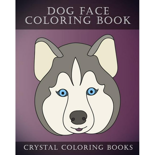 Download Animal Dog Face Coloring Book 30 Simple Easy Line Drawing Dog Face Coloring Pages Each Page