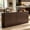 Walnut Brown, variant on Hvoonc 34"W Fluted Sideboard Buffet Cabinet with Storage, Faux Marble Top, 2 Push-to-Open Doors, Adjustable Shelves, Modern Accent Cabinet for Dining Room, Living Room, Entryway, Walnut Brown