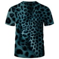 thumbnail image 2 of Blissboy Novelty Men's 3D Leopard Print T-Shirt - Bold Animal Print Short Sleeve Tee, 2 of 7
