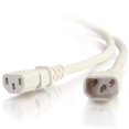 thumbnail image 1 of Cordon d'Alimentation 4 Pi 18AWG - IEC320C14 à IEC320C13 - Blanc, 1 of 1