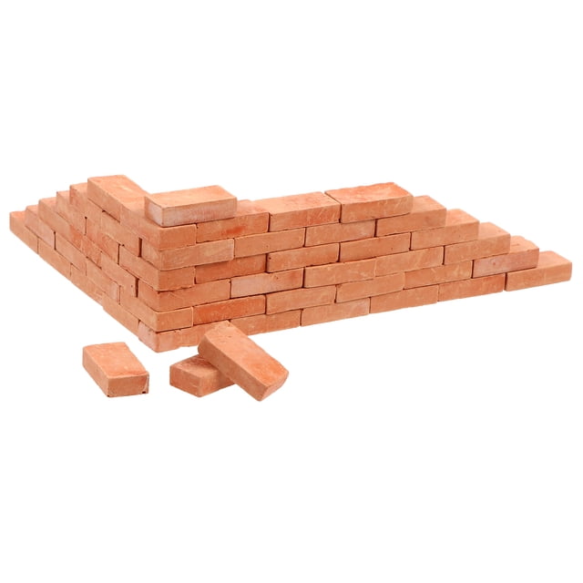 50 Pcs Modèle de Brique Miniature Bricolage Jardin Cour Accessoire Décoration Miniature