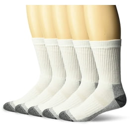 Mens Socks 10-13 Fruit Of The Loom Men's Essential 6 Pack Casual Crew ...