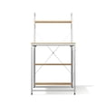 thumbnail image 5 of Glenwillow Home Ames Reversible Gaming Desk in White/White Oak, 5 of 10