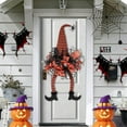 thumbnail image 4 of Halloween Wreaths for Front Door, Halloween Witch Legs Wreath Black Wreath with Hat Pumpkin for Indoor Outdoor, 4 of 6