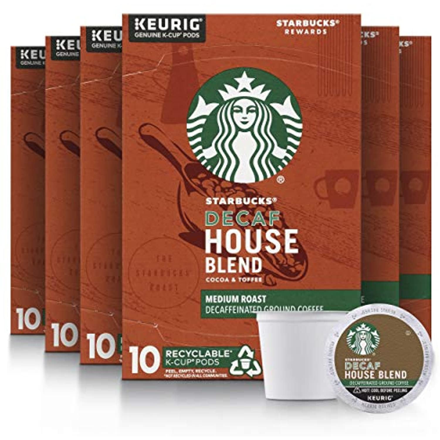Starbucks Decaf KCup Coffee Pods — Decaf House Blend For Keurig