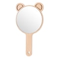 thumbnail image 2 of YAOMOBB Small Mirror Creative Makeup Mirror Compact Wooden Handle Design, 2 of 6
