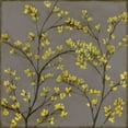 thumbnail image 2 of Goldberger, Jennifer 26x26 White Modern Wood Framed Museum Art Print Titled - Forsythia II, 2 of 4