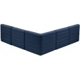 thumbnail image 3 of Meridian Furniture Quincy Sectionnel Modulaire en Velours Bleu Marine, 3 of 12