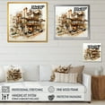 thumbnail image 4 of Designart "Architectural Analysis: Hotels And Lodges" Hotels & Lodges Wall Art Prints, 4 of 7