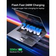 thumbnail image 2 of Cable Thunderbolt 4 XAOSUN 240 W USB4 1,8 m 90° en ángulo recto, 2 of 7