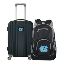 NCAA UNC Tar Heels 2-Piece Luggage and Backpack Set