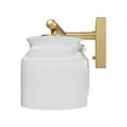 thumbnail image 5 of Hunter - Harlowe 3-light Luxe Gold, Medium Size Vanity Light, Dimmable, Modern Style, Urn Shaped, for Bedrooms, Dining, Living Rooms - 13185, 5 of 8