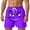 30-Purple, variant on Mens Swim Trunks Cute 3d Cartoon Face Lightweight Beach Board Shorts Elastic Waist Mens Bathing Suit Beach Swimming Pool Swimwear