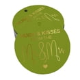 thumbnail image 1 of Inkdotpot Real Gold Foil Hugs & Kisses From The Wedding Tags Favor Hang Paper Tags 100 Pieces, 1 of 6