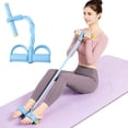 thumbnail image 4 of Fitness Resistance Bands-8 Tube Pedal Ankle Puller, 2025 New Sit up Leg Stretch Rope Exercise Bands with Handles, AB Training Auxiliary Device Workout Equipment for Women Men, 4 of 5